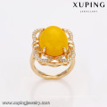 14753 xuping jewelry graceful18k gold plated fashion artificial gemstones finger ring for lady